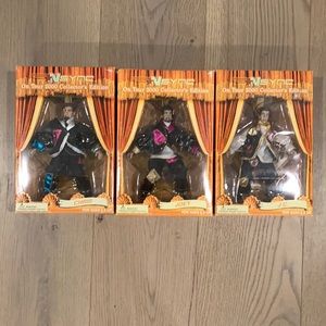 3 *NSYNC on tour 2000 collectors edition dolls